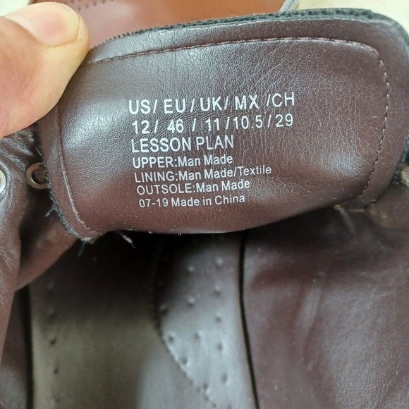 Unlisted By Kenneth Cole Lesson  Mens Brown Cap Toe Oxfords Shoes Size 12 main image 8